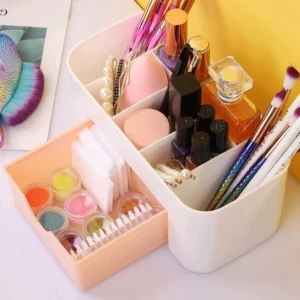 Plastic Makeup Storage Box | Cosmetic Organizer